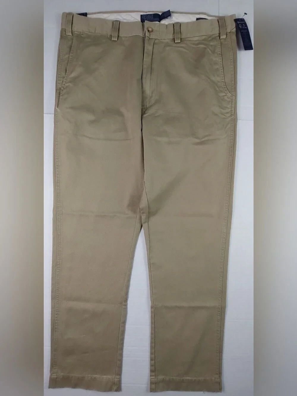 Polo Ralph Lauren The Salinger Chino Pants Mens 36(38)x32 Khaki Heritage NWT